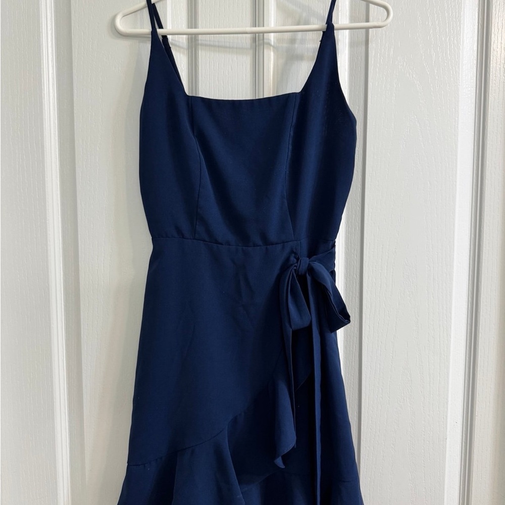 Women’s Navy Blue Cocktail Dress – Size Small